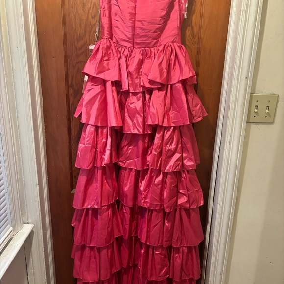 Pink Ruffled Gown - Picture 2 of 7
